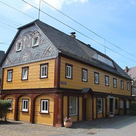 Rustikales Studio-Apartment Blockstube Im Haus Selma Großschönau Exteriér fotografie