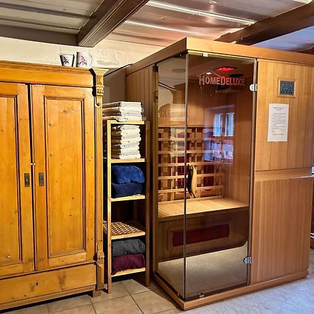 Rustikales Studio-Apartment Blockstube Im Haus Selma Großschönau Exteriér fotografie