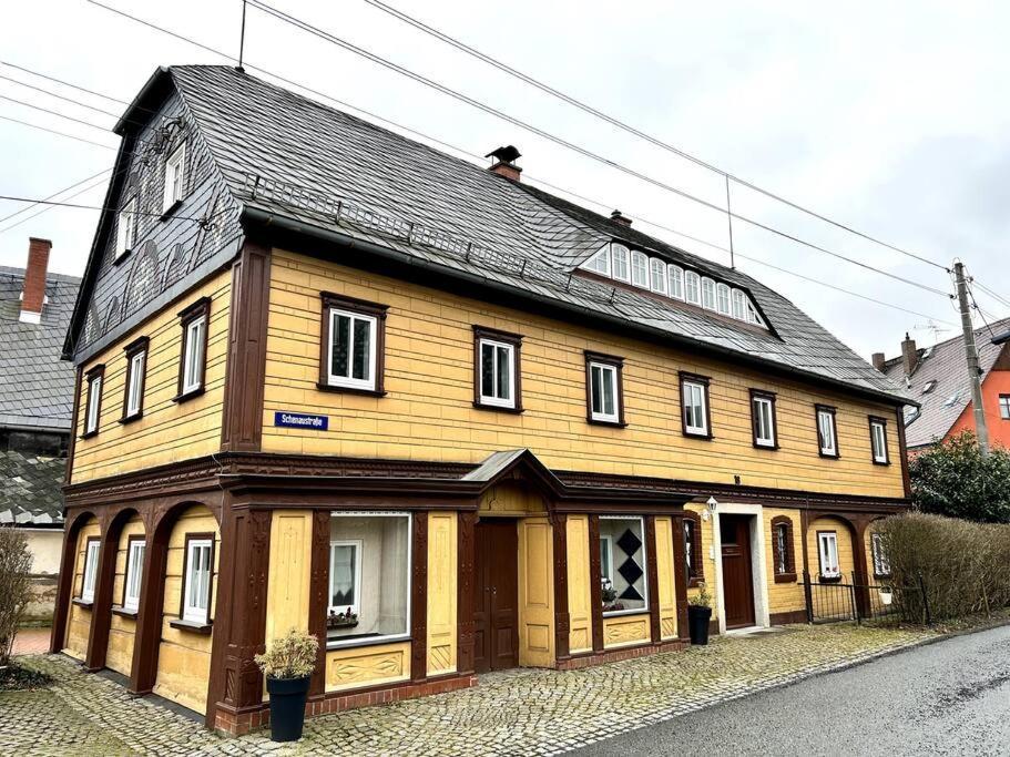 Rustikales Studio-Apartment Blockstube Im Haus Selma Großschönau Exteriér fotografie