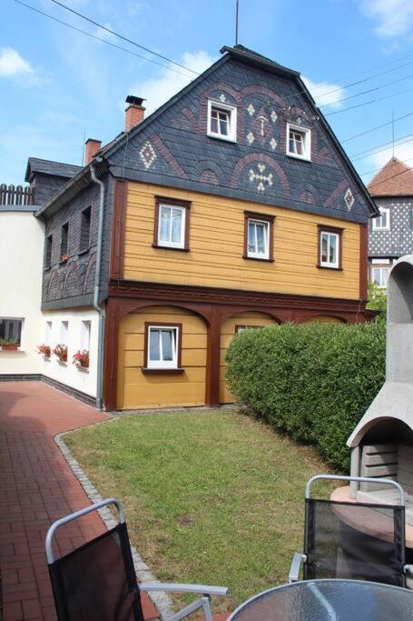 Rustikales Studio-Apartment Blockstube Im Haus Selma Großschönau Exteriér fotografie