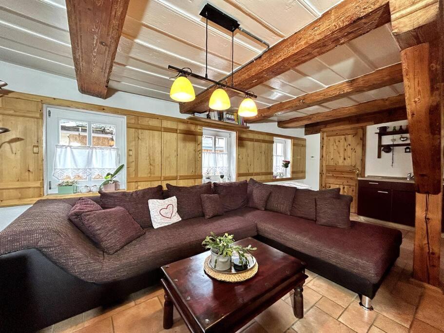 Rustikales Studio-Apartment Blockstube Im Haus Selma Großschönau Exteriér fotografie