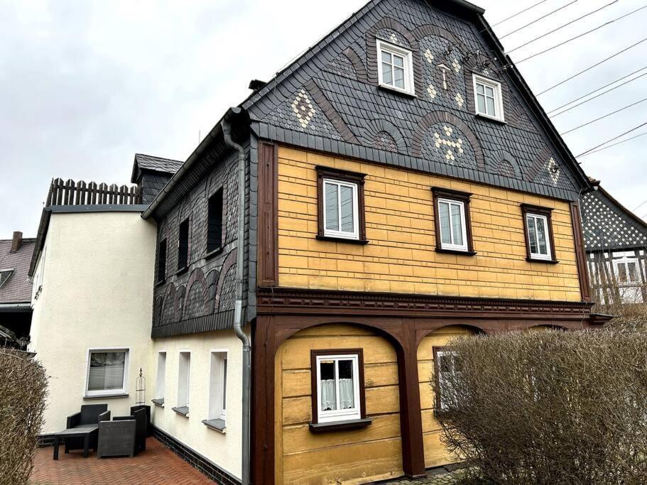 Rustikales Studio-Apartment Blockstube Im Haus Selma Großschönau Exteriér fotografie